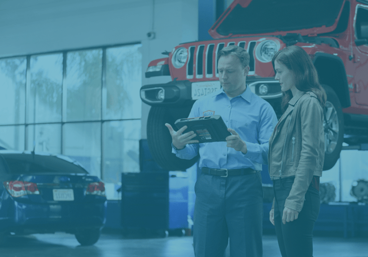 automotive web design aamco background