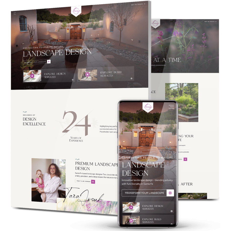 Image showing Urbanna's website design
