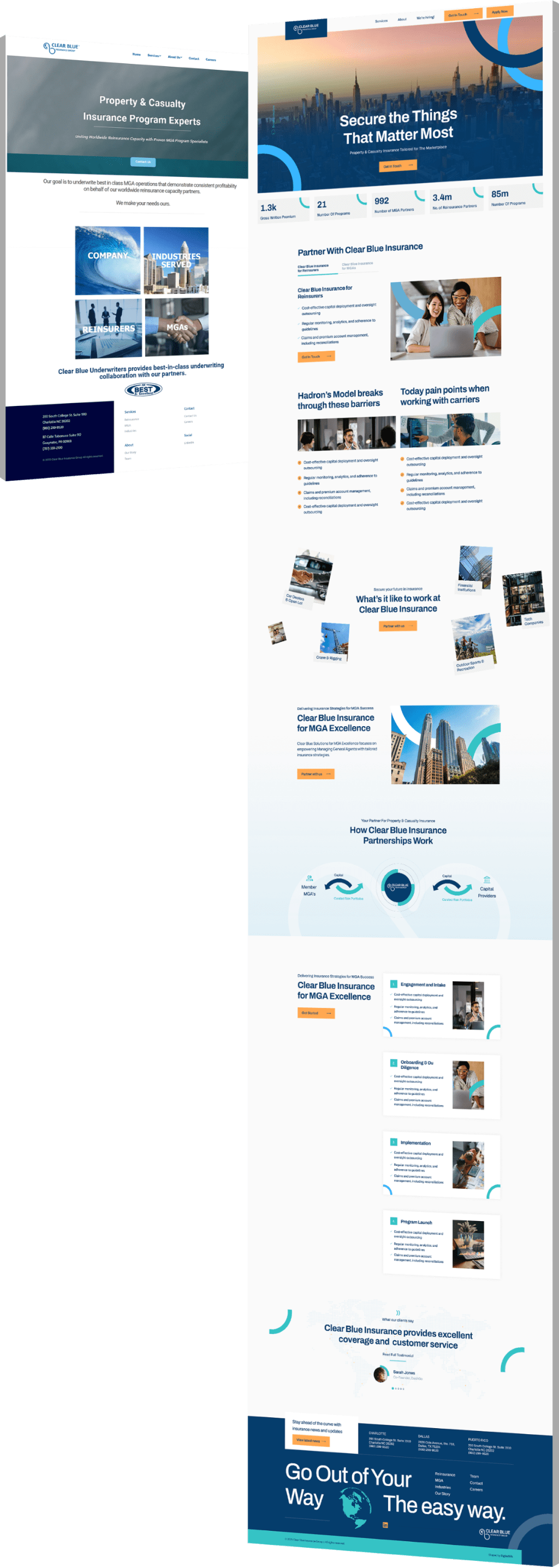 clear blue insurance group before and after