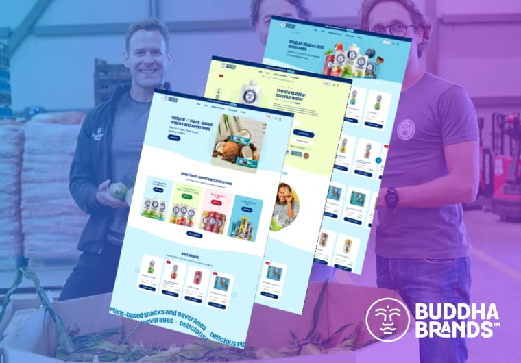 Website mockups with smiling individuals