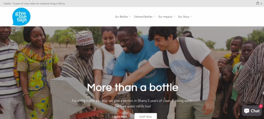 GiveMeTap website screenshot