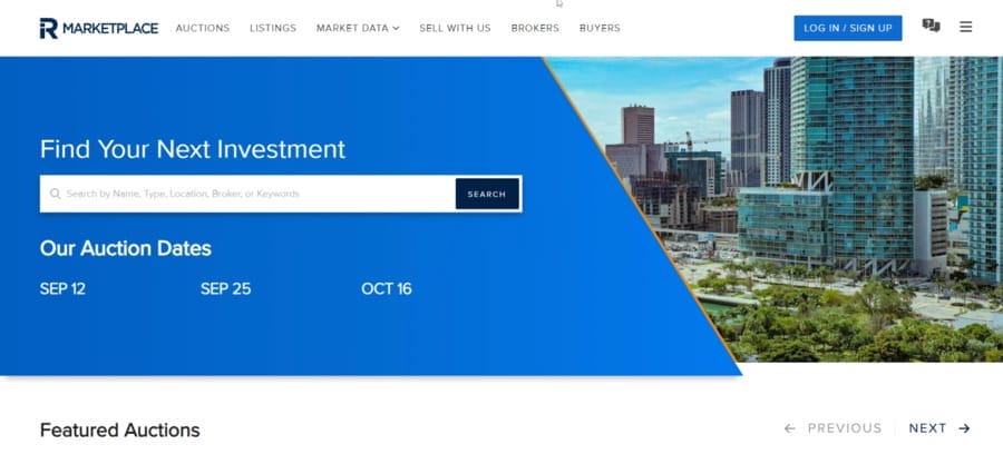 RI Marketplace website screenshot