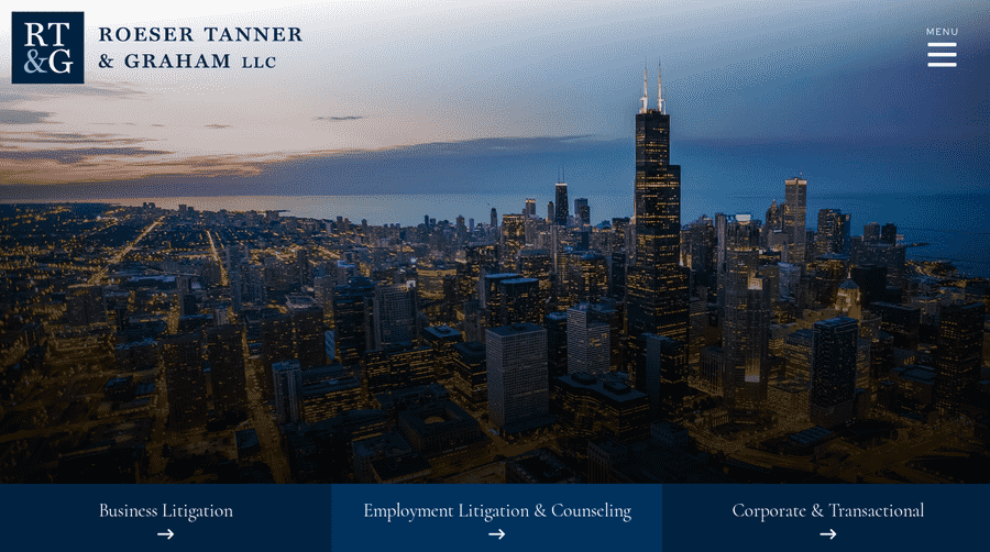 Roeser Tanner & Graham LLC website screenshot