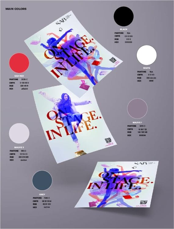 SAB's branding materials