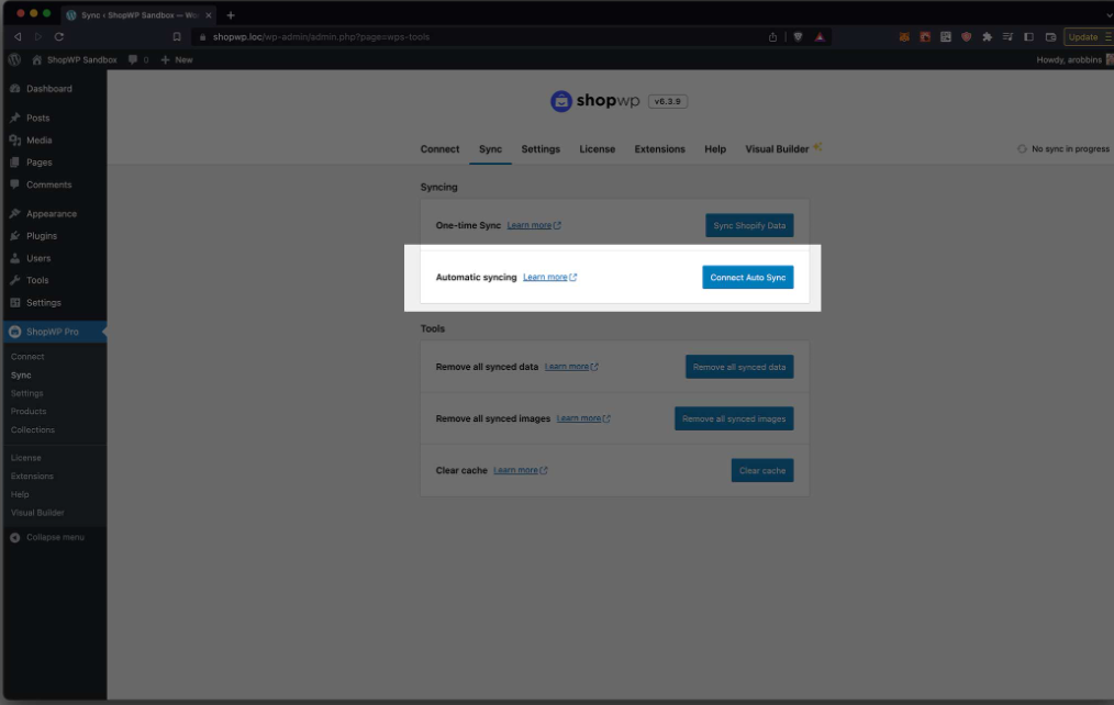 Shop WP Screenshot