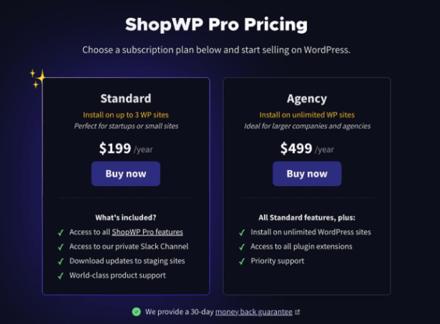Shop WP Screenshot