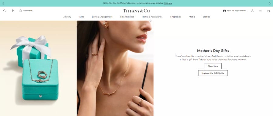 bad website design blog example of good web design tiffany and co