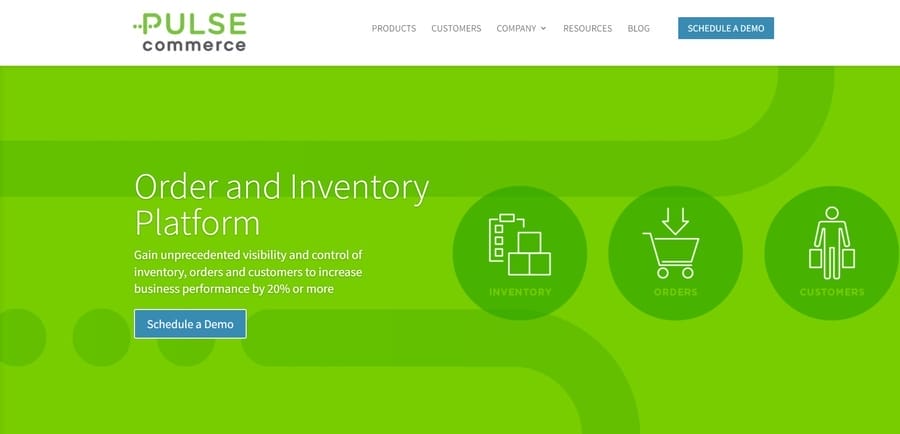 Pulse Commerce website screenshot