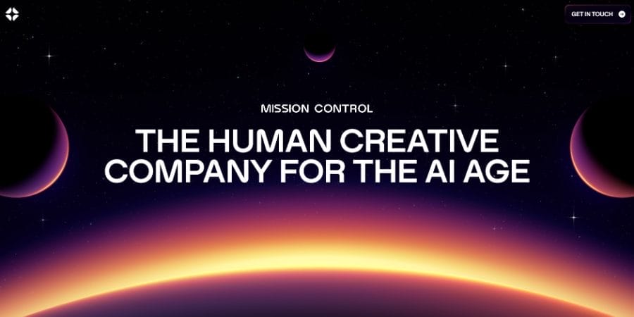Mission Control website screenshot