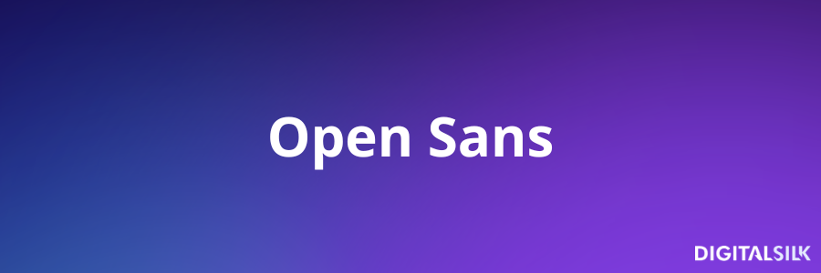 Open Sans font