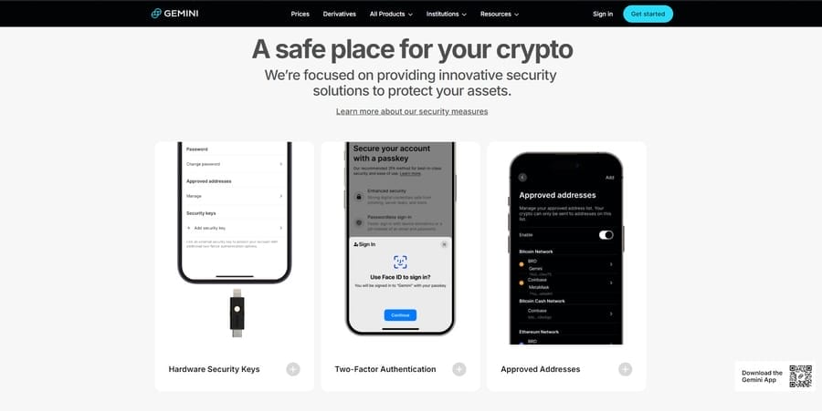 Gemini website screenshot