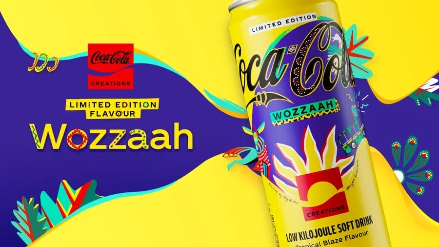 Image showing Coca Cola's Wozzaah Zero Sugar can