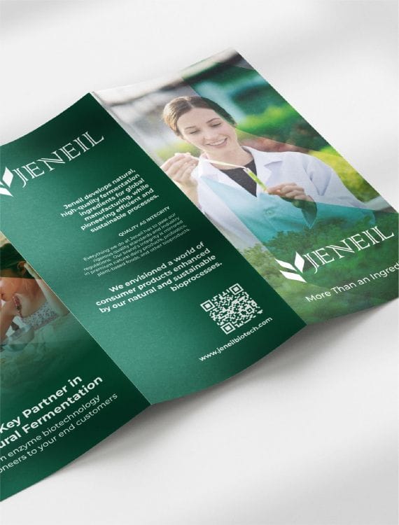 Jeneil Biotechnology's branding materials