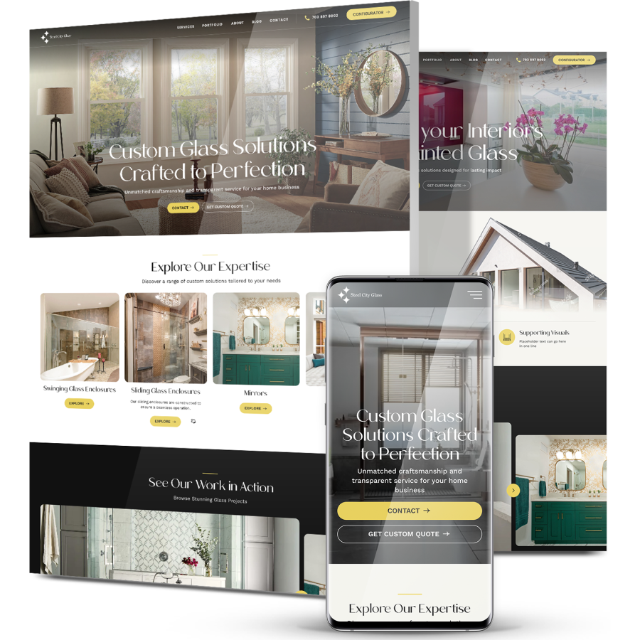 Image showing Procom's website design