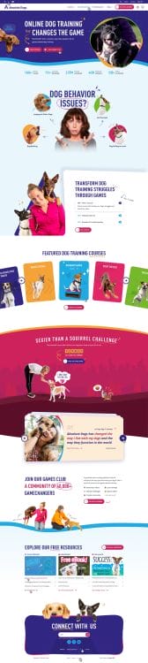digital silk custom website design company absolute dogs full 1