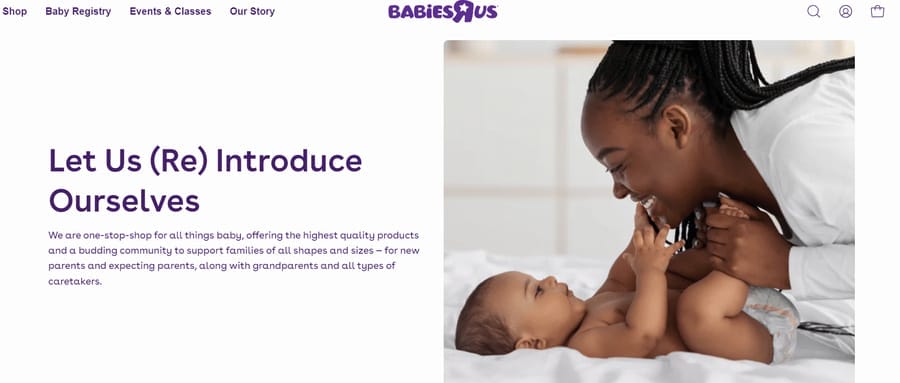 ecommerce features about us page