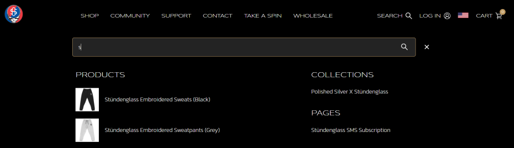 ecommerce navigation