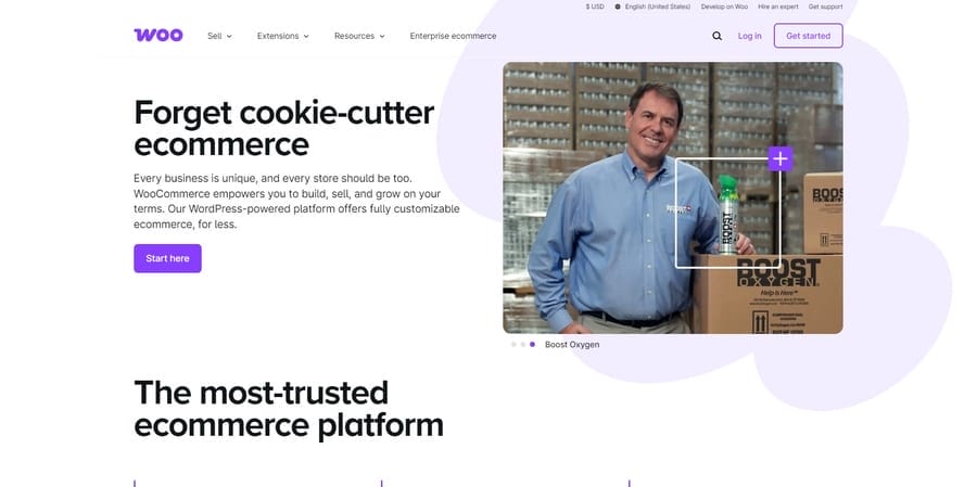 WooCommerce website screenshot