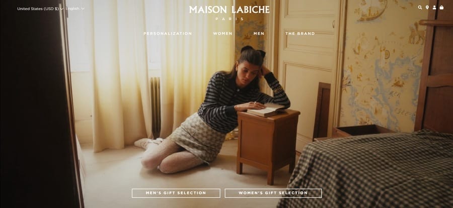 Maison Labiche website screenshot