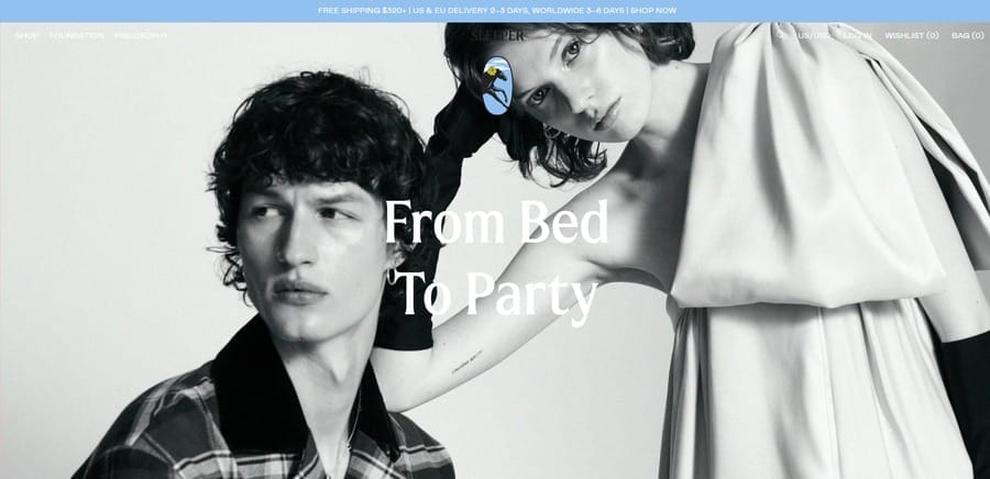The Sleeper website screenshot