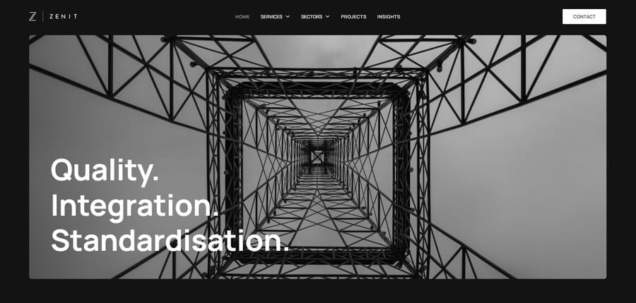 Zenit website screenshot
