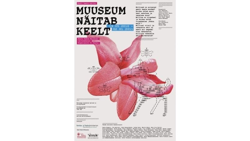 A poster demonstrating what the Courier New font looks like in use.