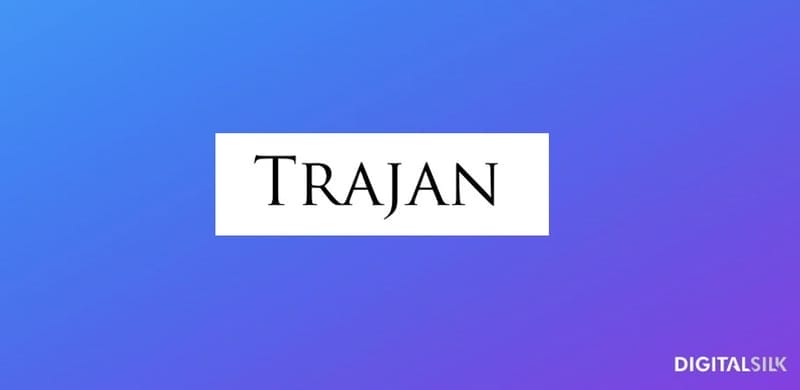 An image showing what the Trajan font looks like.