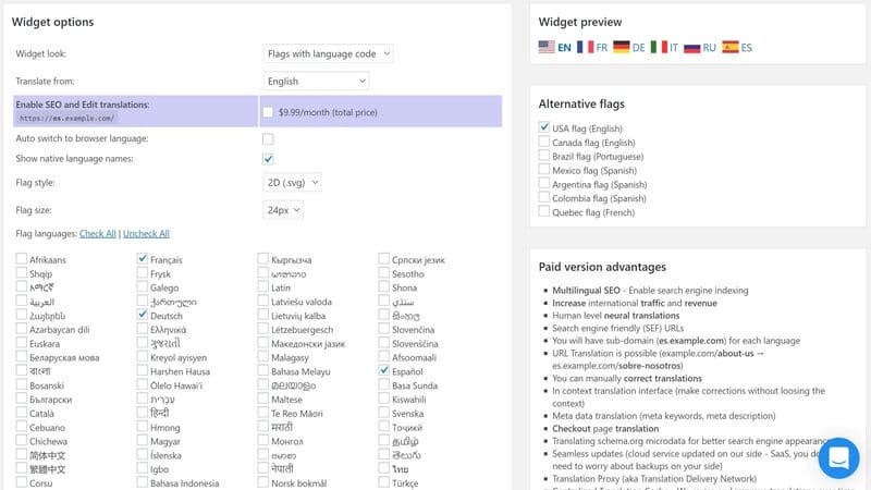 multi-language shopify translation app interface