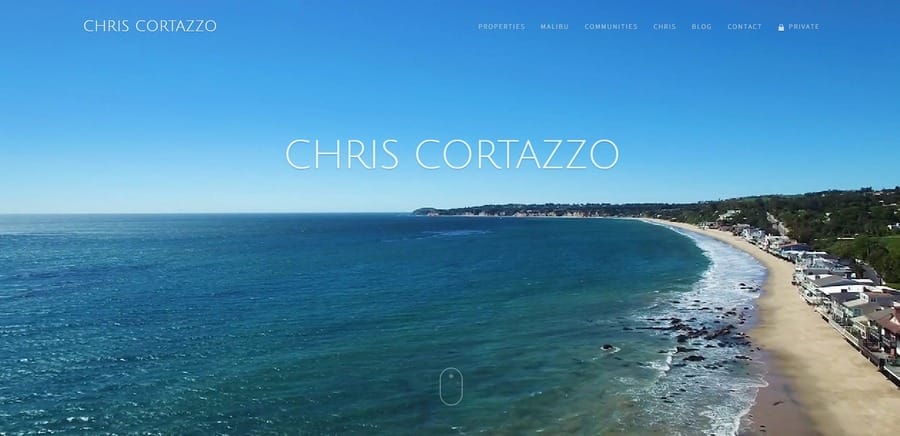 Chris Cortazzo website screenshot