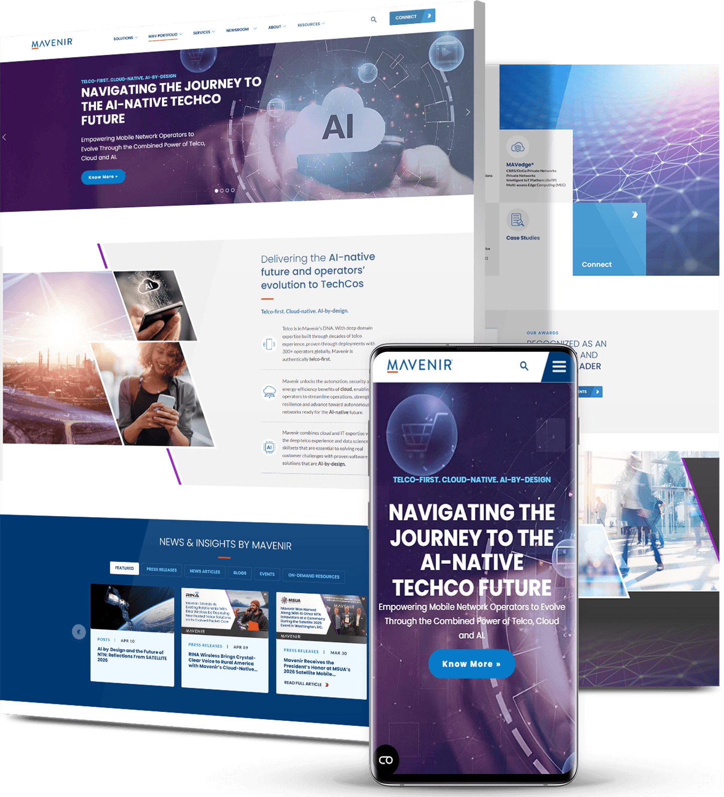 saas-marketing-agency-mavenir-template-two-slides
