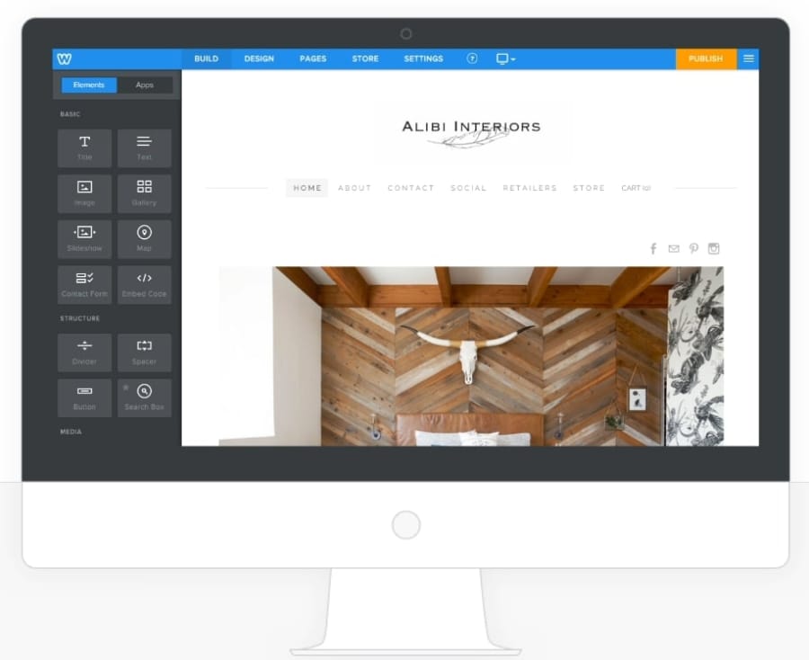 small business websites weebly
