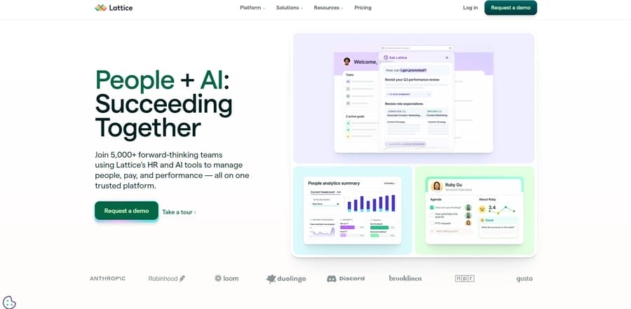 Lattice website screenshot