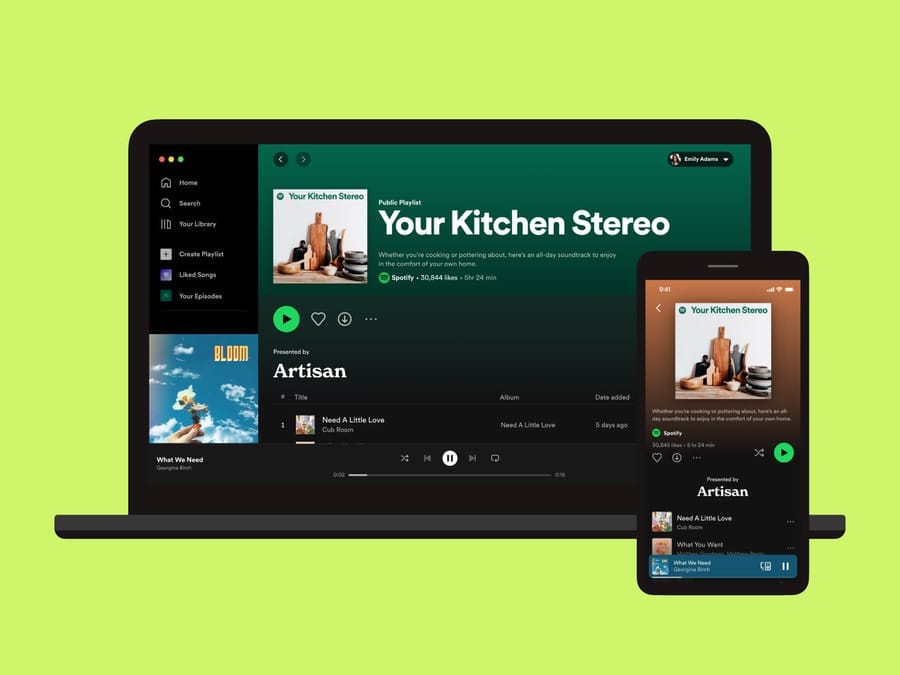 Image showing Spotify's PWAs