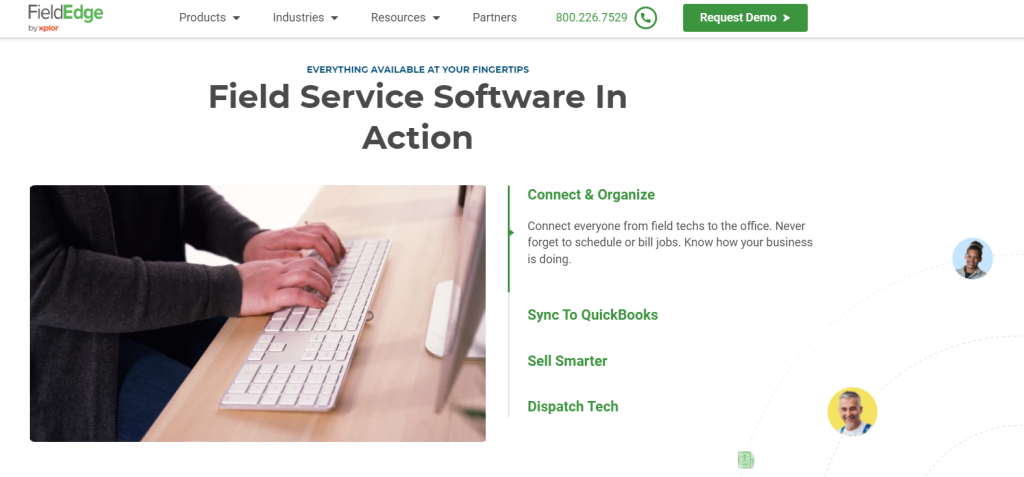 website animation field edge