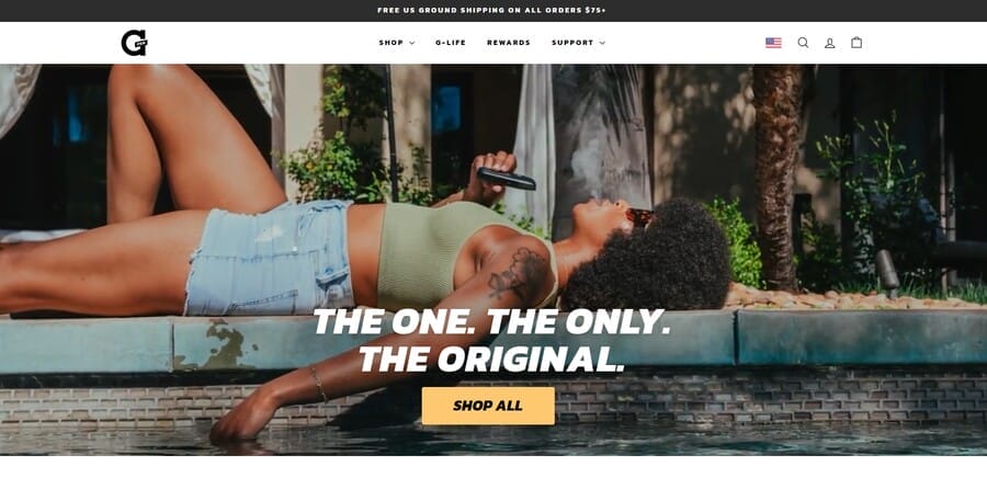 G Pen website screenshot