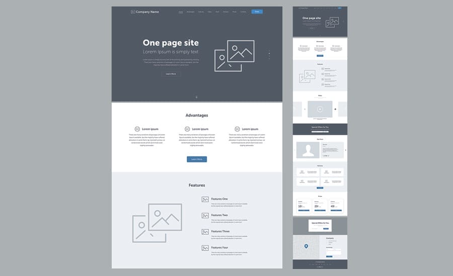 Mid-fidelity wireframe