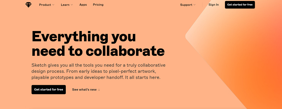 Sktech homepage