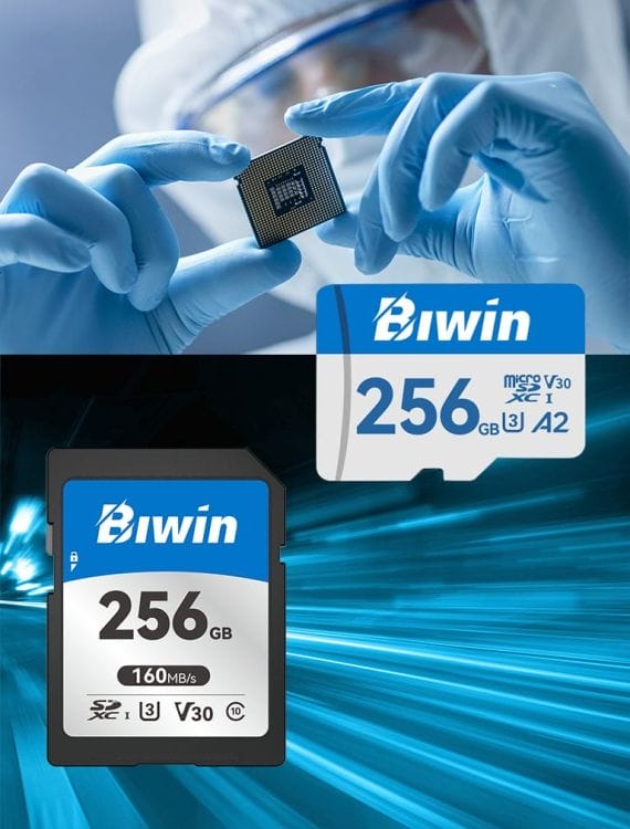 BIWIN's branding materials