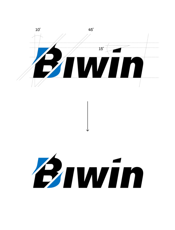 BIWIN's branding materials