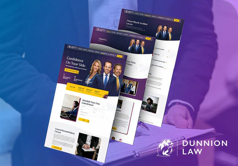 Law firm website design showcase