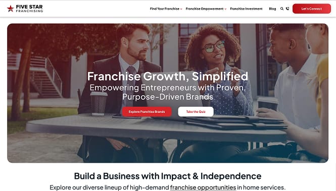 Five Star Franchising Hero