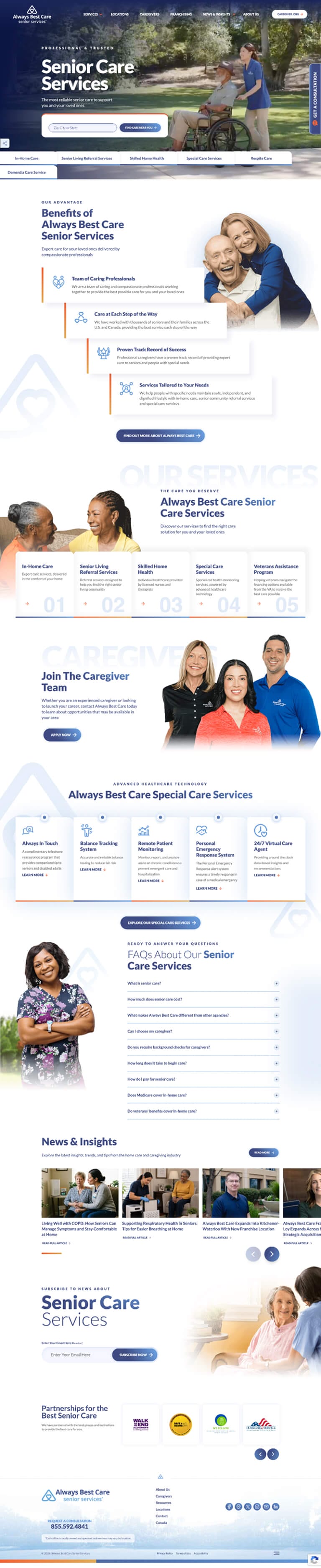 Home Page - NEW 190 Improved Online Access To Senior Care Services