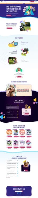 Absolute Dogs' website design