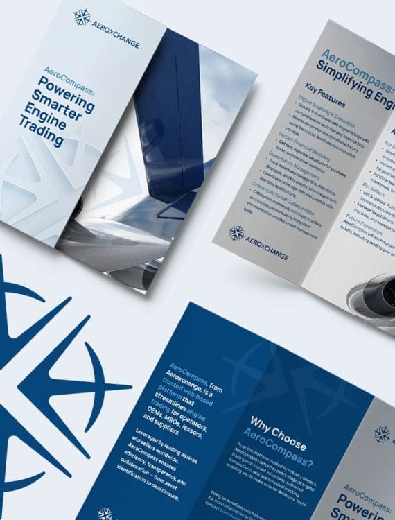 Aeroxchange's branding materials