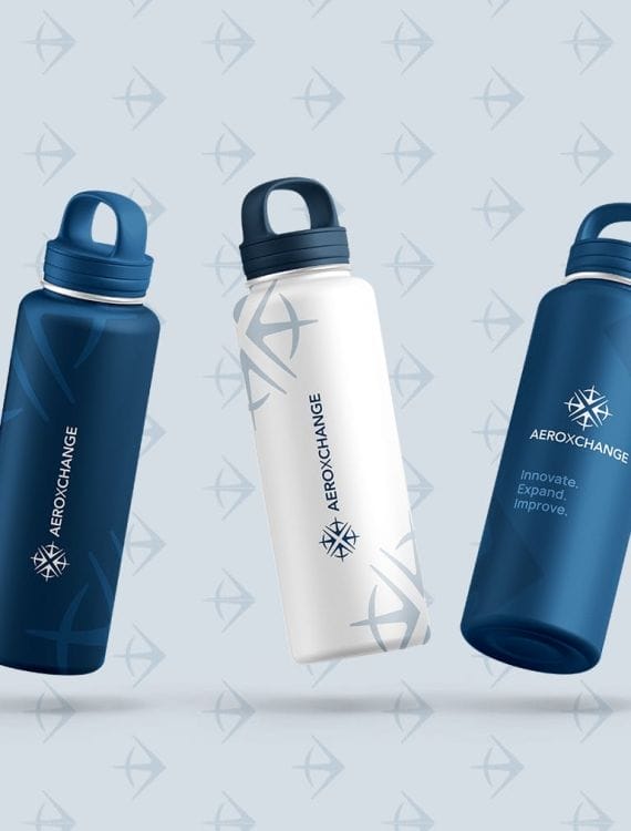 Aeroxchange's branding materials
