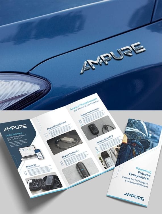 Ampure's branding materials