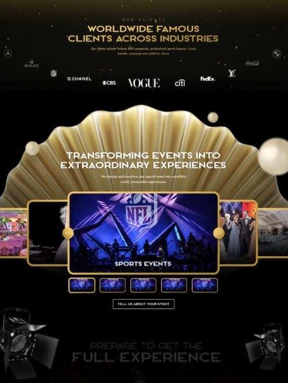 Barton G's website design