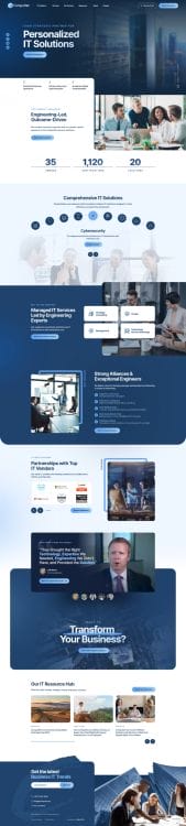 CompuNet's branding materials