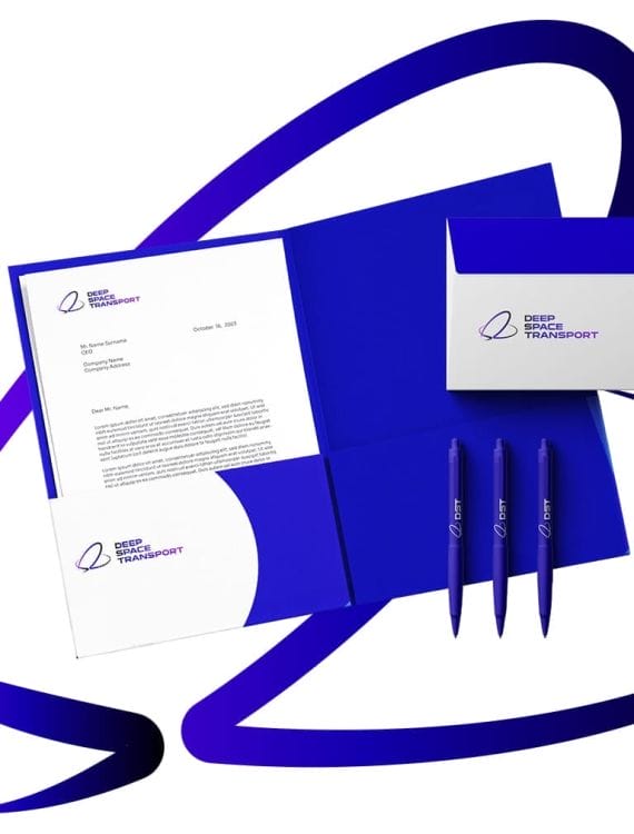 Deep Space Transport's branding materials