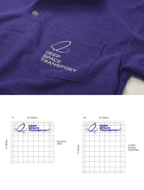 Deep Space Transport's branding materials